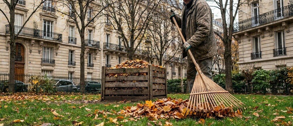 Entretien d'un jardin par un paysagiste Art Parc à Paris 11