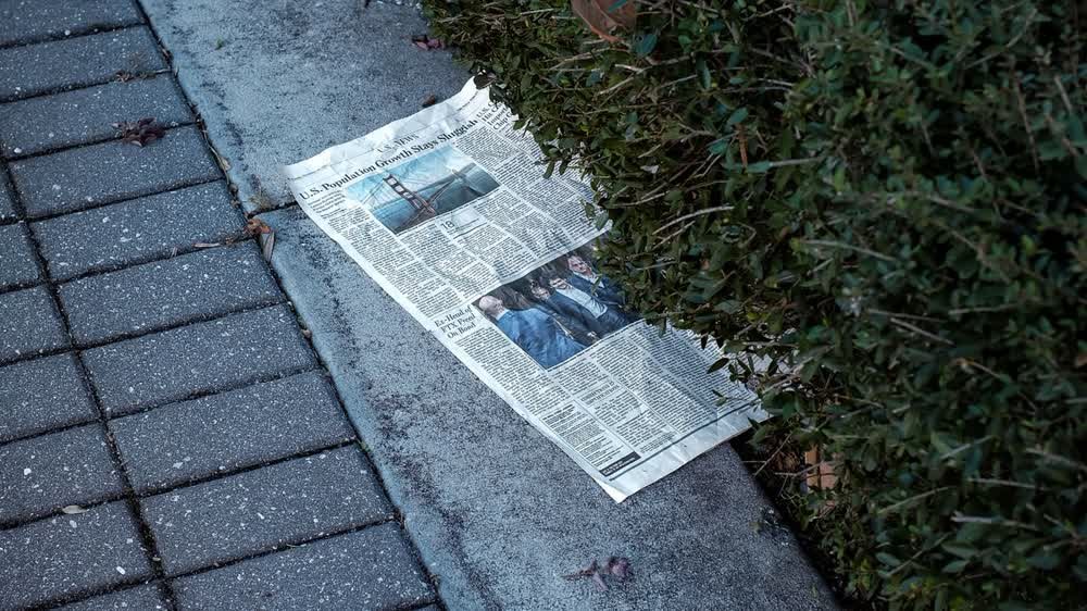 Haie taillée à l'aplomb de la limite de propriété, en bordure de trottoir